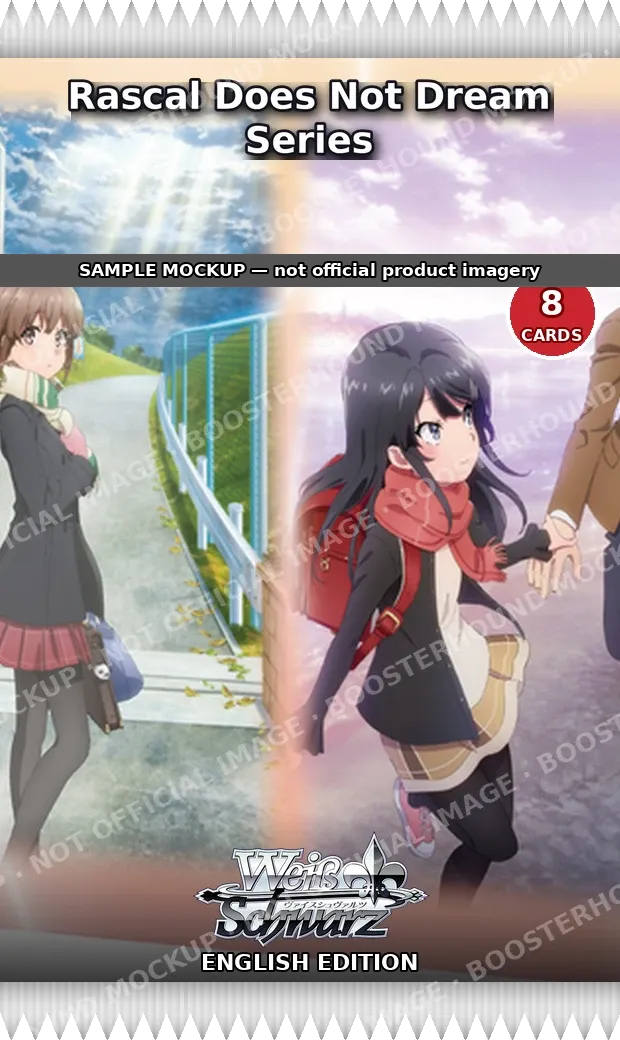 Weiss Schwarz - Rascal Does Not Dream Series - Booster Pack - English