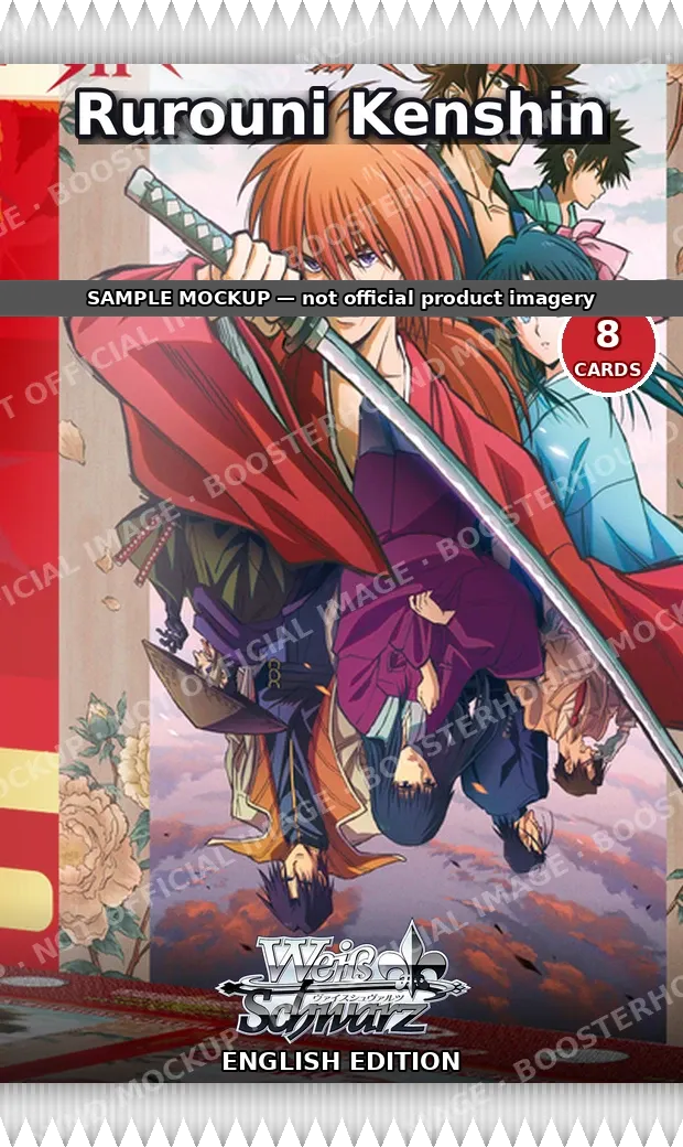 Weiss Schwarz - Rurouni Kenshin - Booster Pack - English