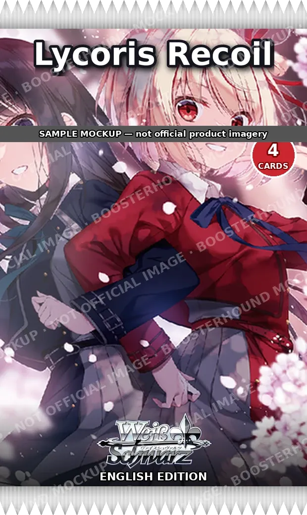 Weiss Schwarz - Lycoris Recoil - Premium Booster Pack - English