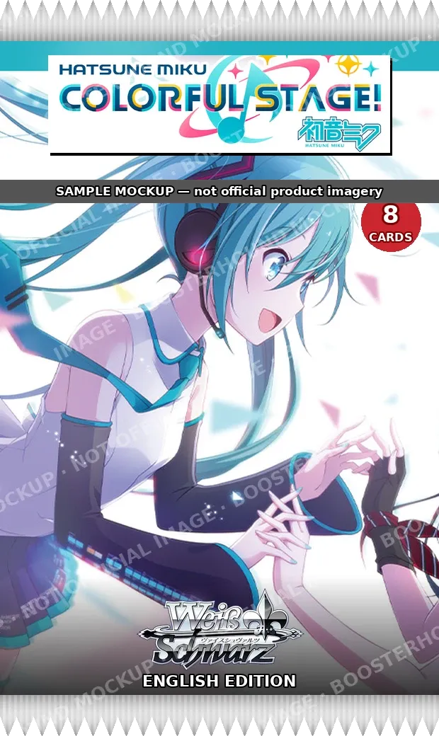 Weiss Schwarz - Hatsune Miku: Colorful Stage! - Booster Pack - English