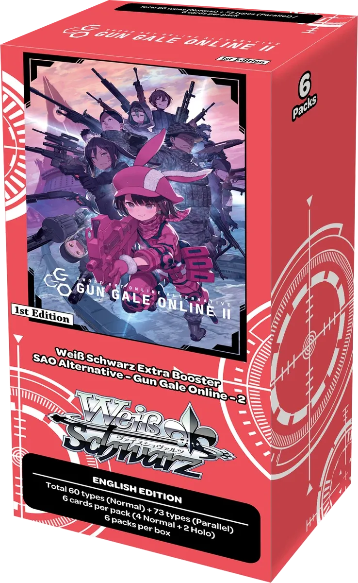 Weiss Schwarz - Sword Art Online Alternative: Gun Gale Online 2 - Extra Booster Box - English