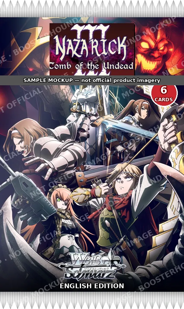 Weiss Schwarz - Nazarick: Tomb of the Undead Vol.3 - Extra Booster Pack - English