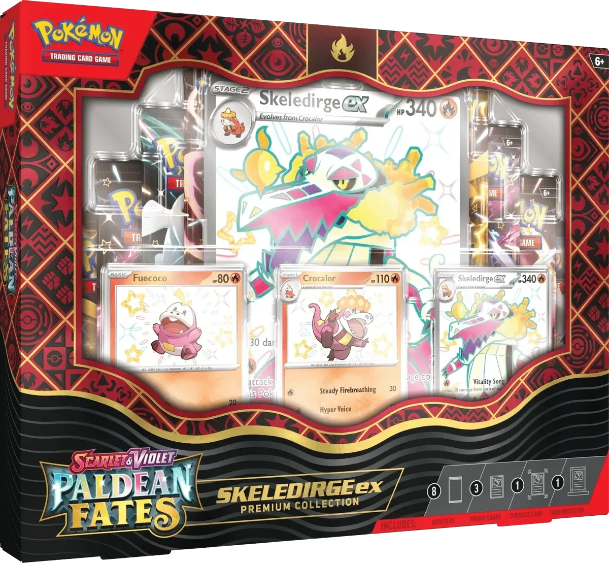 Pokemon - Paldean Fates - Premium Collection - Skeledirge ex - English