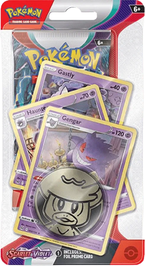 Pokemon - Scarlet & Violet - Premium Checklane Blister - Gengar - English