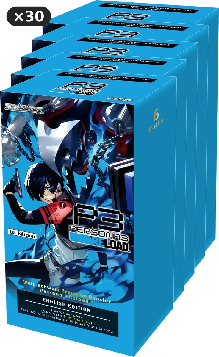 Weiss Schwarz - Persona 3 Reload - Booster Box Case - English