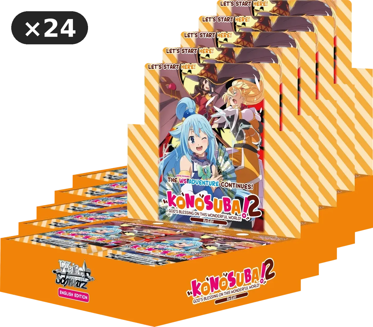 Weiss Schwarz - KonoSuba: God's Blessing on This Wonderful World! Re:Edit - Booster Box Case - English