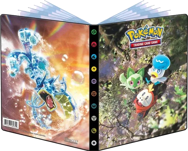 UltraPRO - Pokemon - Scarlet & Violet - Portfolio - 4-Pocket - Fuecoco, Quaxly & Sprigatito
