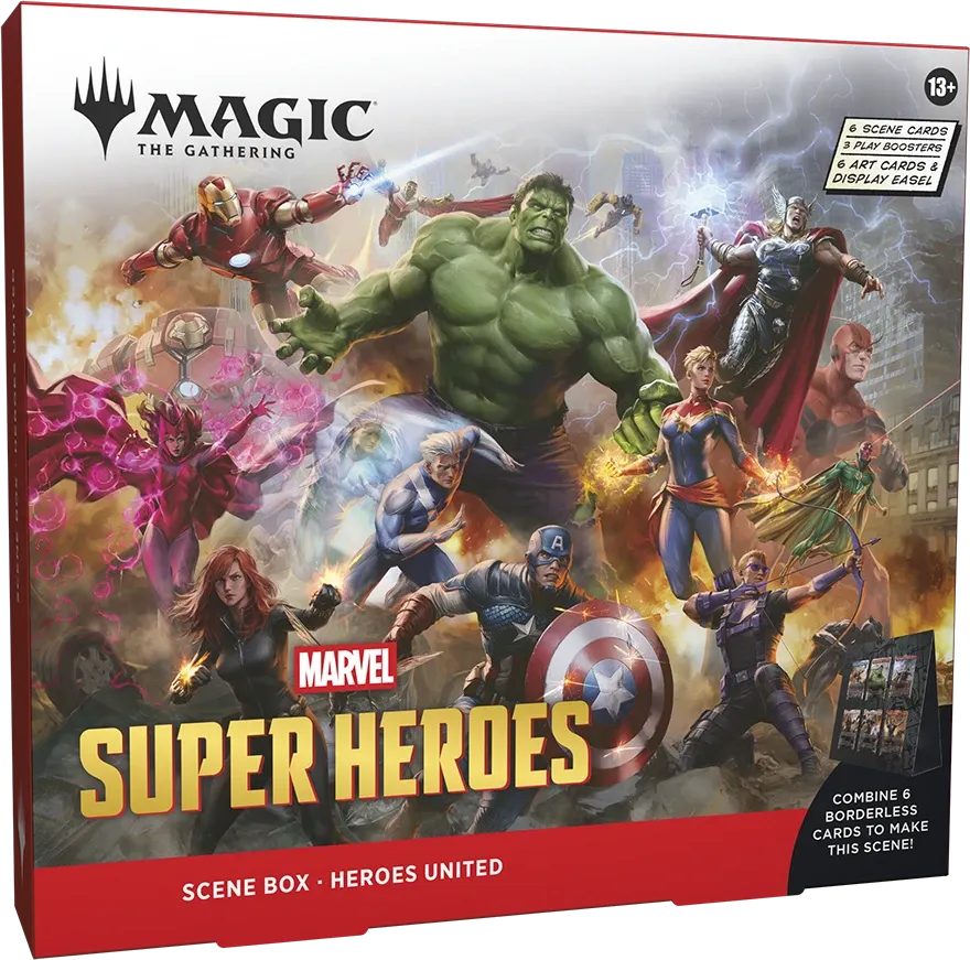 Magic: The Gathering - Marvel Super Heroes - Scene Box - Heroes United - English