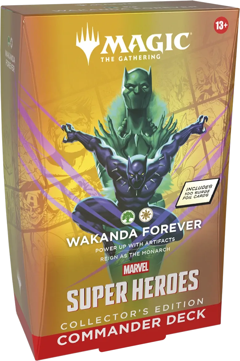 Magic: The Gathering - Marvel Super Heroes - Collector Commander Deck - Wakanda Forever - English