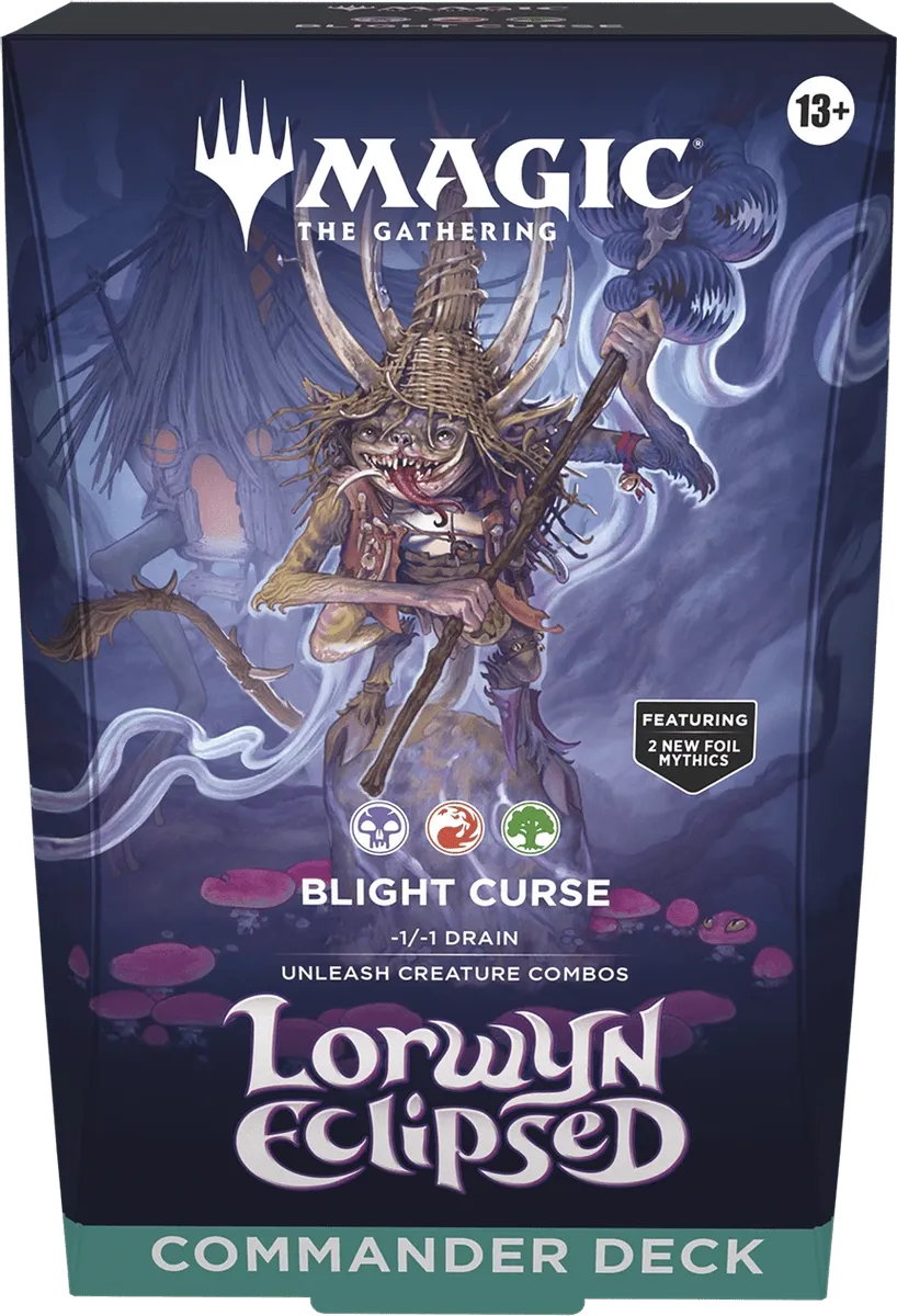 Magic: The Gathering - Lorwyn Eclipsed - Commander Deck - Blight Curse - English