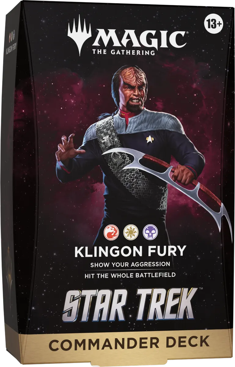 Magic: The Gathering - Star Trek - Commander Deck - Klingon Fury - English