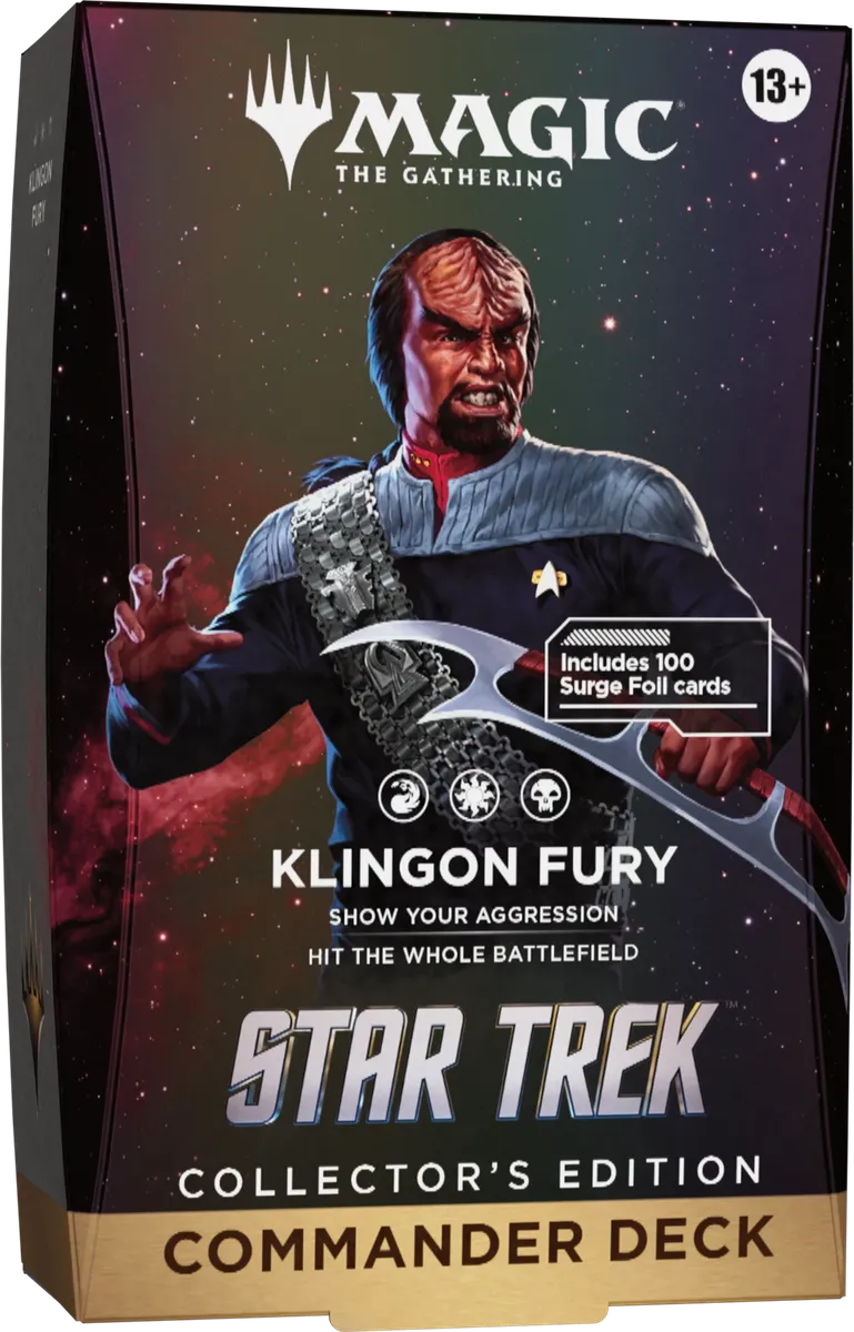 Magic: The Gathering - Star Trek - Collector Commander Deck - Klingon Fury - English