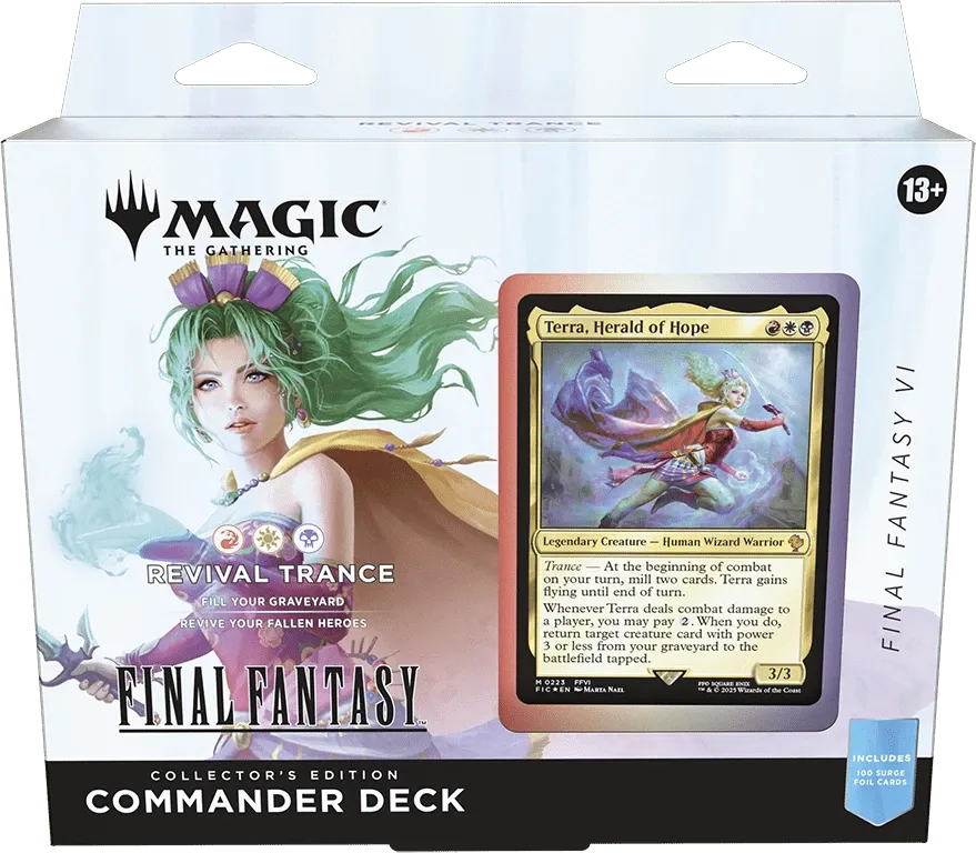 Magic: The Gathering - Final Fantasy - Collector Commander Deck - Revival Trance - English